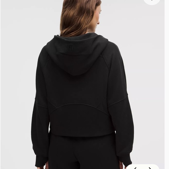 Lululemon Scuba Oversized Full-Zip Hoodie Black size M/L - Picture 2 of 8